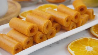 Необычные рецепты из мандаринов: Сразу 2 рецепта  (к чаю или на перекус)