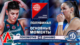 Локомотив - Динамо | Полуфинал | Основные моменты | Кубок Ахвледиани | Женщины